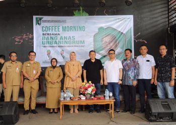 Tatong Bara Hadiri Coffe Morning dan Diskusi Bersama Anas Urbaningrum