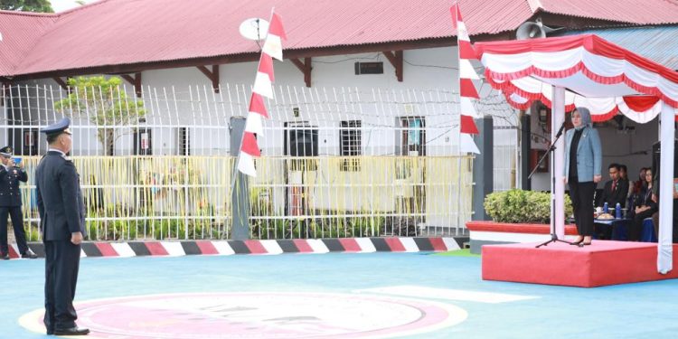 Tatong Bara Irup Penyerahan Remisi Umum di Rutan Kelas II B Kotamobagu