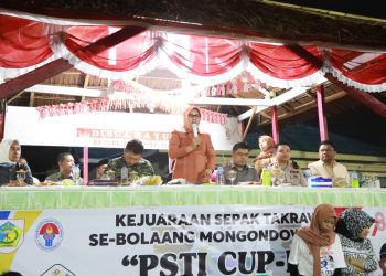 Tatong Bara Tutup Kejuaraan Sepak Takraw PSTI Cup II Kotamobagu 2023