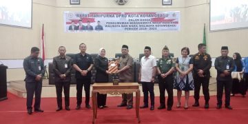 Wali Kota Tatong Bara Hadiri Rapat Paripurna Pengumuman Berakhirnya Masa Jabatan