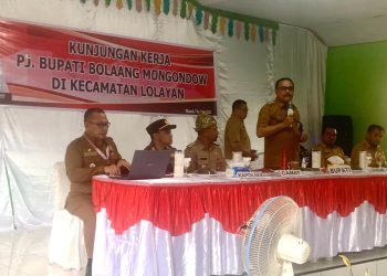 Kunker di Kecamatan Lolayan, Bupati Limi Mokodompit Tekankan Hal ini