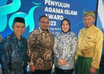 Tatong Bara Hadiri Penganugerahan PAI Award 2023 Tingkat Nasional
