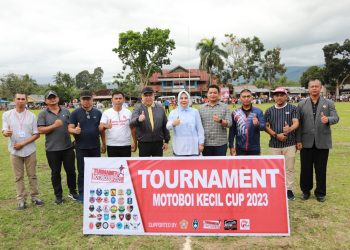 Tatong Bara Buka Turnamen Sepak Bola Motoboi Kecil CUP 2023