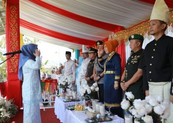 Tatong Bara Irup Upacara Peringatan HUT ke-59 Provinsi Sulut