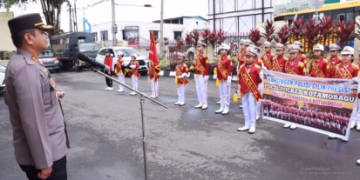 Kapolres Dasveri Lepas Kontingen Pocil Perwakilan Polres Kotamobagu