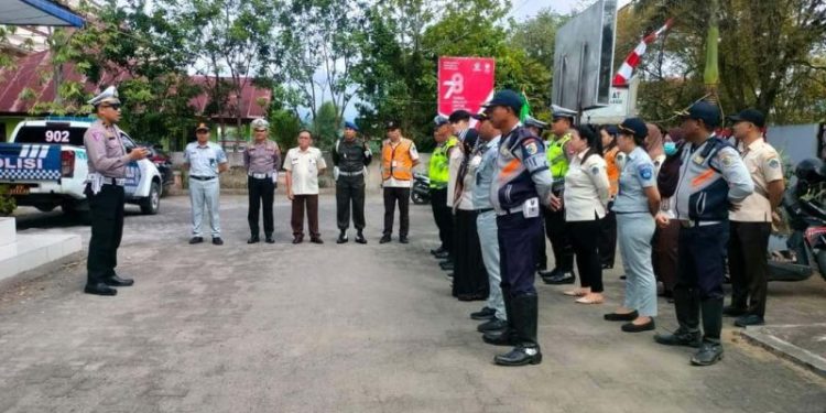 Polres dan Dishub Kotamobagu Razia Pelanggar Lalulintas