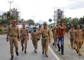 Wali Kota Asripan Nani Tinjau Tapal Batas di Empat Kcamatan