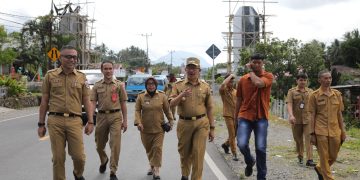 Wali Kota Asripan Nani Tinjau Tapal Batas di Empat Kcamatan