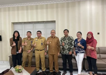 Pinca dan Jajaran BRI Kotamobagu Temui Wali Kota Asripan Nani