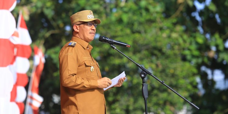 Wali Kota Asripan Nani Pimpin Apel Kerja Perdana