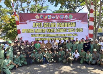 Hadiri Apel Gelar Pasukan Operasi Mantap Brata, Asripan Nani Tegaskan Netralitas ASN