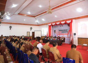 Sekda Kotamobagu Sofyan Mokoginta Buka Sosialisasi Anti Korupsi