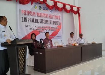 Asripan Nani Lepas KKN Mahasiswa IKGTM Kotamobagu