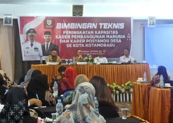 Terkait Hal ini, Puluhan KPM dan Kader Posyandu Desa se Kotamobagu Ikuti Bimtek