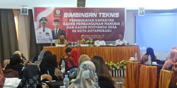 Terkait Hal ini, Puluhan KPM dan Kader Posyandu Desa se Kotamobagu Ikuti Bimtek