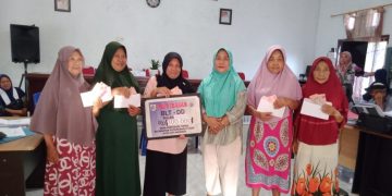 Pemdes Pontodon Timur Salurkan BLT DD Periode Oktober 2023