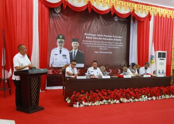 Pj Wali Kota Asripan Nani, Buka Bimtek Panduan Pelacakan Batas Desa dan Kelurahan Definitif