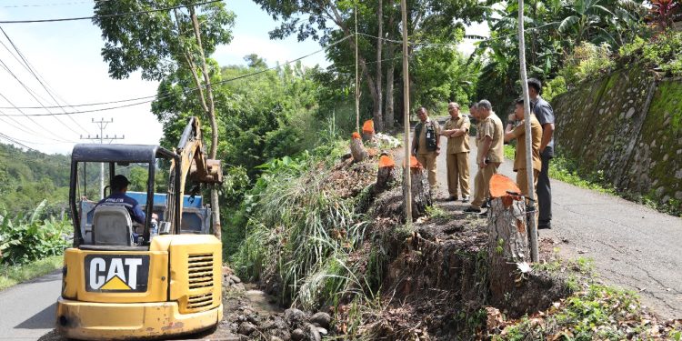 Asripan Nani Tinjau Titik Lokasi Rawan Bencana di Kotamobagu