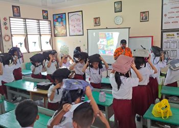 BPBD Kotamobagu Gelar Sosialisasi Penanggulangan Bencana di Sekolah Dasar