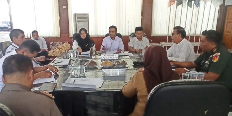 KPU Kotamobagu Gelar Rakor Titik Pemasangan APK Pemilu 2024