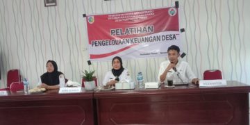 Dibuka Camat, Pemdes Pontim Gelar Pelatihan Pengelolaan Keuangan Desa