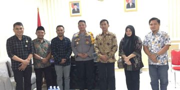 Pasca Dilantik, Komisioner KPU Silaturahmi Dengan Kapolres Kotamobagu
