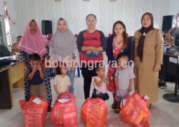 Pemdes Pontodon Timur Salurkan Bantuan Stunting Triwulan IV