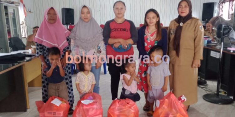 Pemdes Pontodon Timur Salurkan Bantuan Stunting Triwulan IV