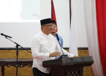 Pj Wali Kota Asripan Nani Hadiri Pelantikan Pengurus BKPRMI Kotamobagu