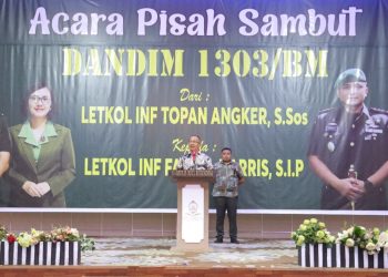 Penjabat Wali Kota Asripan Nani, Hadiri Pisah Sambut Dandim 1303/Bolmong