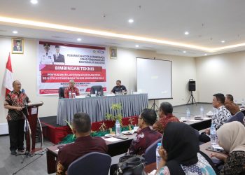 Pj Wali Kota Asripan Nani Buka Pelaksanaan Bimtek Pengelolaan Keuangan Desa