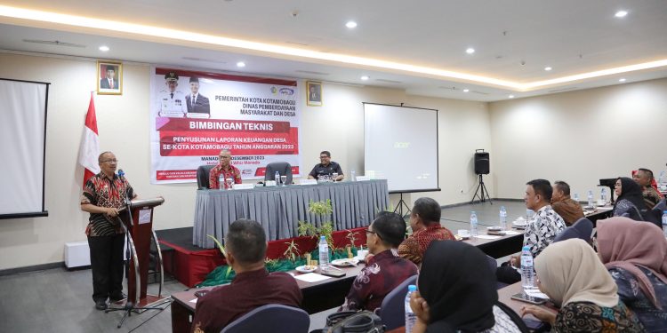 Pj Wali Kota Asripan Nani Buka Pelaksanaan Bimtek Pengelolaan Keuangan Desa