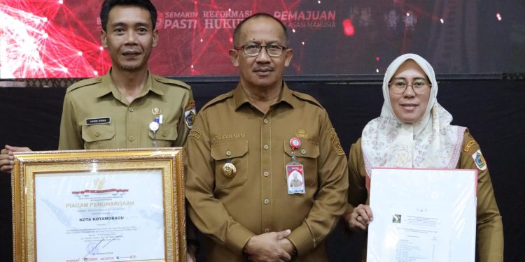 Momentum Hari HAM Dunia ke 75, Kotamobagu Terima Penghargaan Kota Peduli HAM