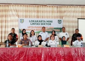 Dibuka Camat, PKM Upai Gelar Lokakarya Mini Lintas Sektor