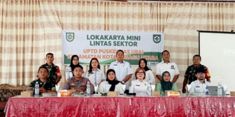 Dibuka Camat, PKM Upai Gelar Lokakarya Mini Lintas Sektor