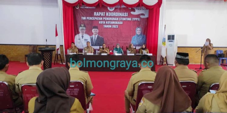Pj Wali Kota Asripan Nani Buka Rakor TPPS Tingkat Kotamobagu