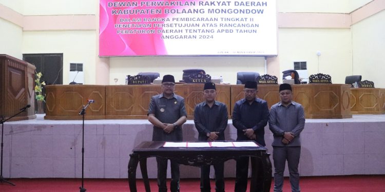 DPRD Bolmong Gelar Paripurna Pembahasan APBD 2024