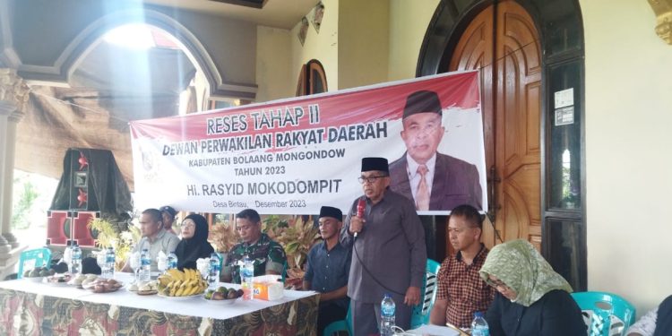 Rasyid Mokodompit Serap Aspirasi Masyarakat Lewat Reses Tahap II