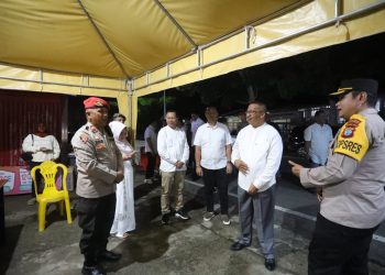 Pj Wali Kota Kotamobagu Pantau Sejumlah Pos Pengamanan Malam Tahun Baru
