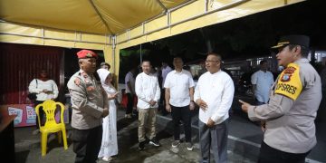 Pj Wali Kota Kotamobagu Pantau Sejumlah Pos Pengamanan Malam Tahun Baru