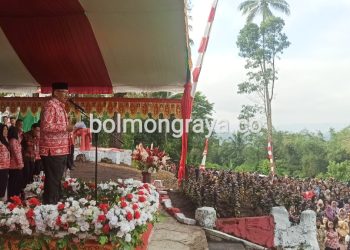 Pemkot Kotamobagu Gelar Apel Perdana Tahun 2024 di Bukit Ilongkow