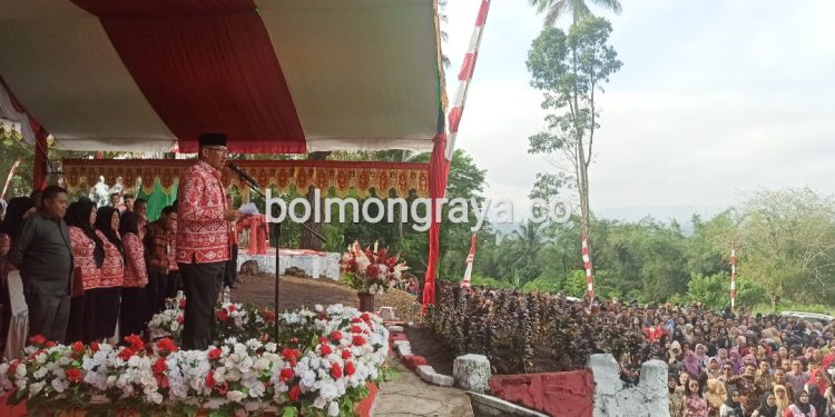 Pemkot Kotamobagu Gelar Apel Perdana Tahun 2024 di Bukit Ilongkow