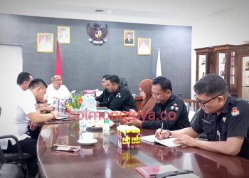 Jelang Pemilu, Penjabat Wali Kota Terima Kunjungan KPU Kotamobagu