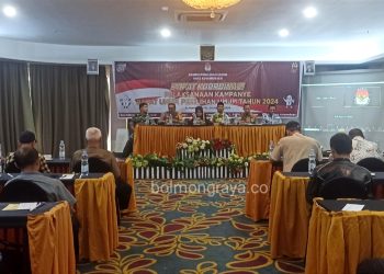 KPU Kotamobagu Gelar Rakor Pelaksanaan Rapat Umum Pemilu 2024
