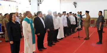 Asripan Nani Kukuhkan Pengurus FKUB Kotamobagu Masa Bakti 2024-2028