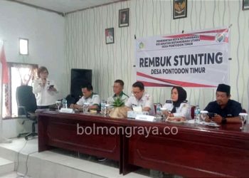 Buka Rembuk Stunting di Desa Pontodon Timur, Mopobela Tekankan Hal ini