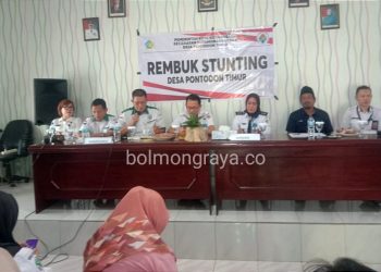 Pemdes Pontodon Timur Gelar Rembuk Stunting Tahun 2024