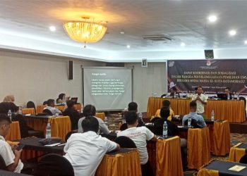 Peran Penting Dalam Pemilu, KPU Kotamobagu Gelar Rakor Bersama Media Massa