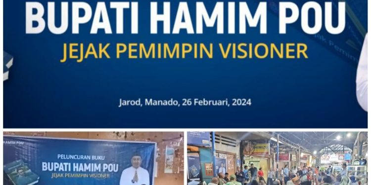 Silaturahmi di Jarod Manado, Hamim Pou Luncurkan Buku Jejak Pemimpin Visioner