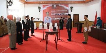 Asripan Nani Lantik Lima Pejabat Eselon II Pemkot Kotamobagu
